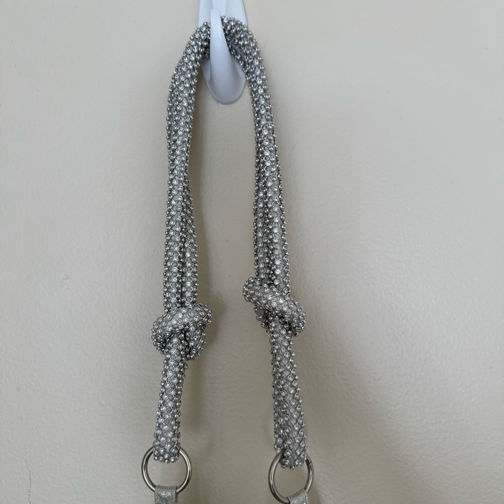 Silver Rhinestone Hobo Bag - Picture 7 of 12